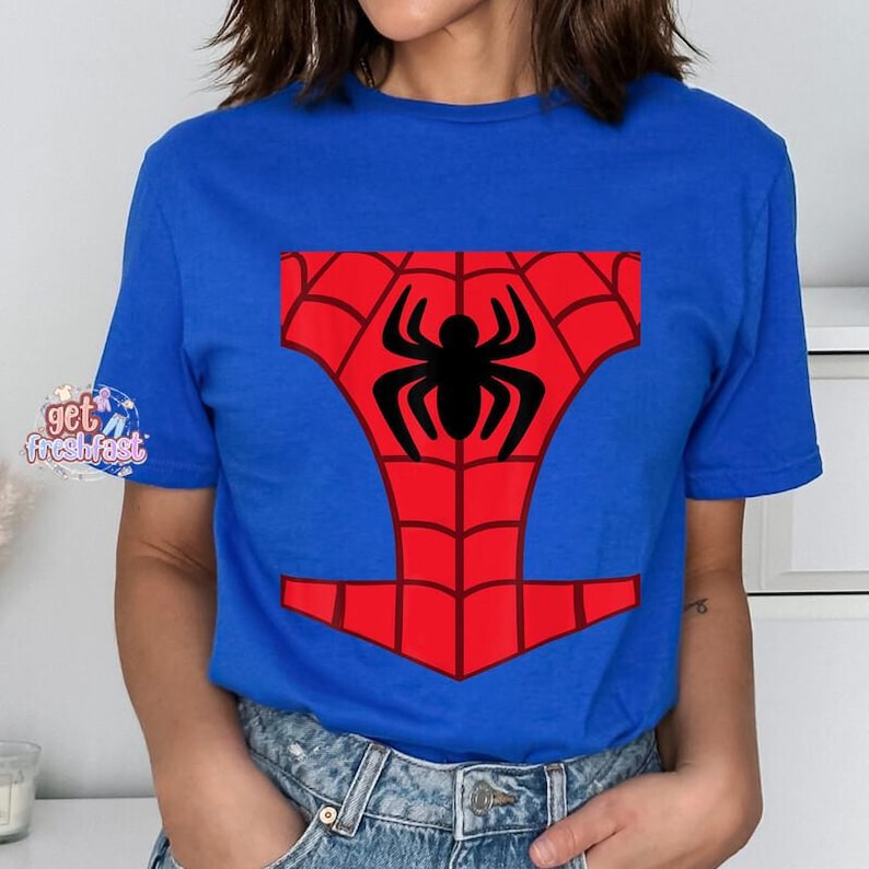 Spidey and His Amazing Friends Costume Halloween Shirt, Spider Man Costume Shirt, Miles Morales Ghost Spider Halloween, Halloween Group immagine 4