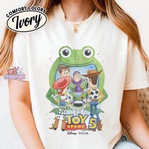 Disneyland Pixar Toy Story 5 T-shirt, You've Got A Friend In Me Shirt, Toy Story Characters Tee, Woody Buzz Jessie, Family Matching Trip Tee image 5