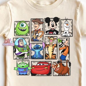 Disney Pixar Fest Shirt, Toy Story Sweatshirt Inside Out Shirt, DisneyCars Trip TShirt Disneyland Up Movie Tee, Family Vacation Gift Tee imagem 1