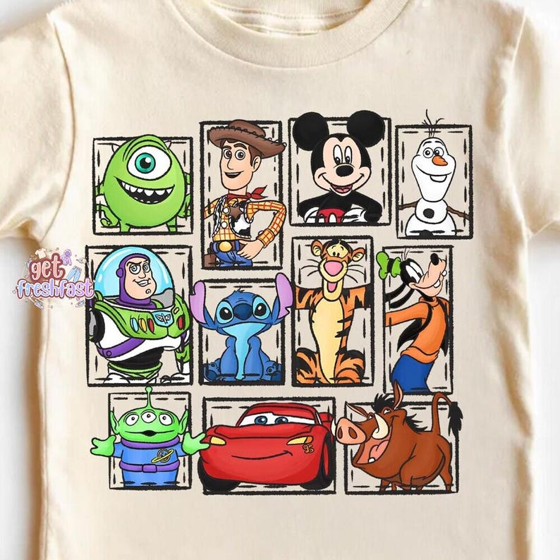Disney Pixar Fest Shirt, Toy Story Sweatshirt Inside Out Shirt, DisneyCars Trip TShirt Disneyland Up Movie Tee, Family Vacation Gift Tee imagem 1