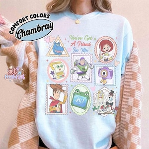 Disneyland Pixar Toy Story 5 Shirt, You've Got A Friend In Me Tee, Woody Etch Lenny Mr Spell Lilypad, Family Vacation 2026 Trip bild 1