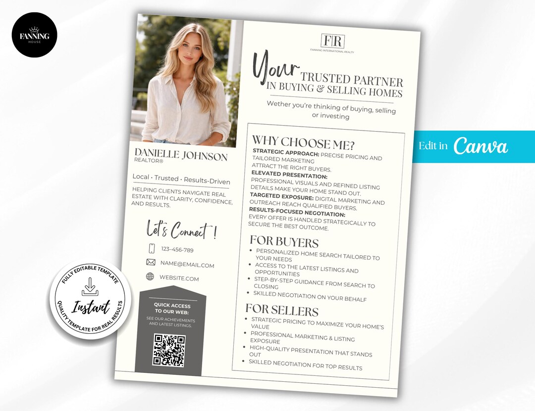 Agent Introduction Card Real Estate Introduction Flyer, Agent Introduction Flyer, Why Choose Me ...