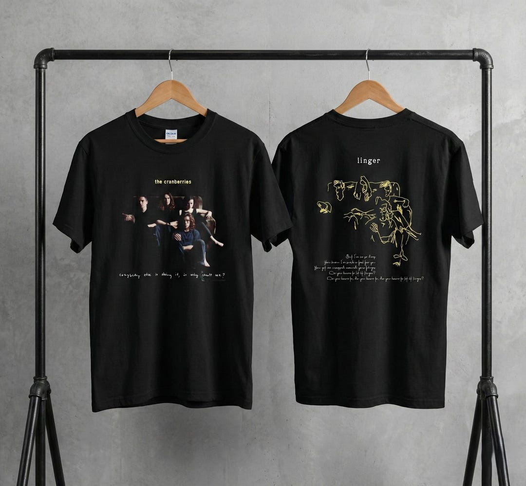 The Cranberries Linger Lyrics Unisex T-shirt | 90s Alternative Rock ...