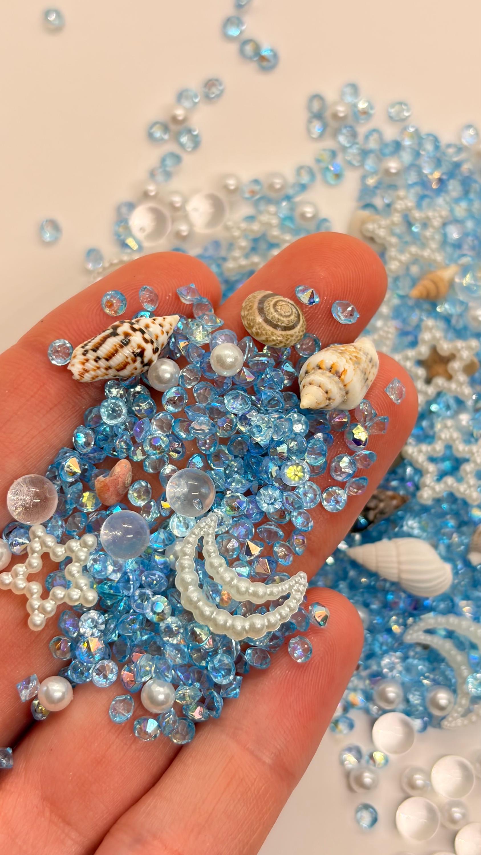 Ocean Dreams Confetti Mix - DIY, Moon, Bubble & Ocean Shell Resin ...