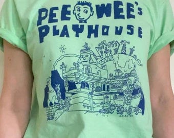 PEE WEE HERMAN Pee Wee's Playhouse T-Shirt - 80's retro