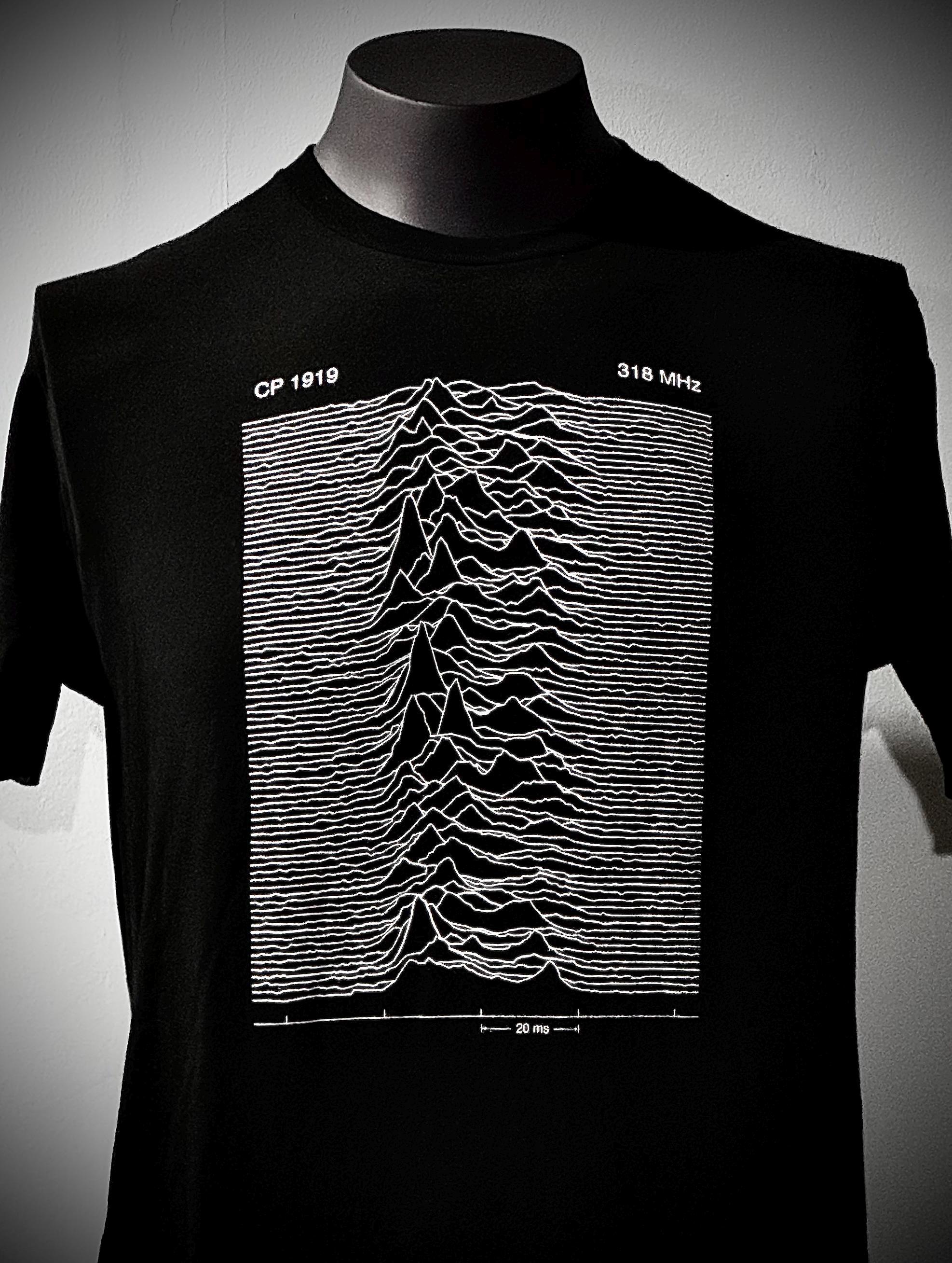UNKNOWN PLEASURES Joy Division Style T-shirt CP 1919 - Etsy