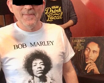 BOB MARLEY Jimi Hendrix FAIL T shirt Etsy UK