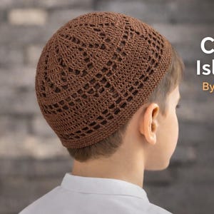 Handledning för virkad islamisk mössa: Nybörjarvänlig, exakt masktal, mått