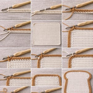 Crochet Bread Coaster Pattern, image 9