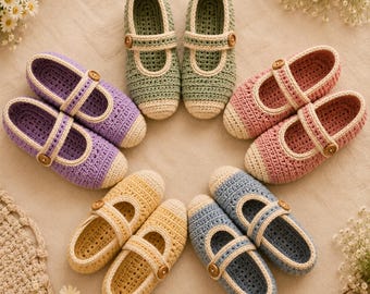 Crochet women slipper pattern