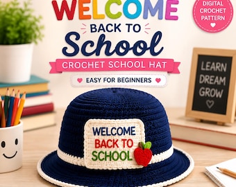 Crochet School Hat