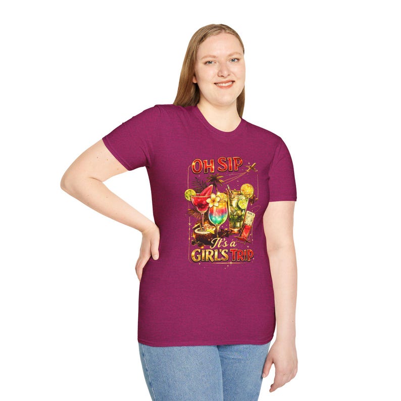 Mädchen Reise Tropisches Cocktail Shirt, Urlaubs Vibes T, Soft Life Bekleidung Bild 9
