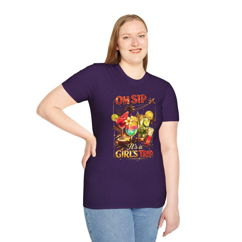 Mädchen Reise Tropisches Cocktail Shirt, Urlaubs Vibes T, Soft Life Bekleidung Bild 11