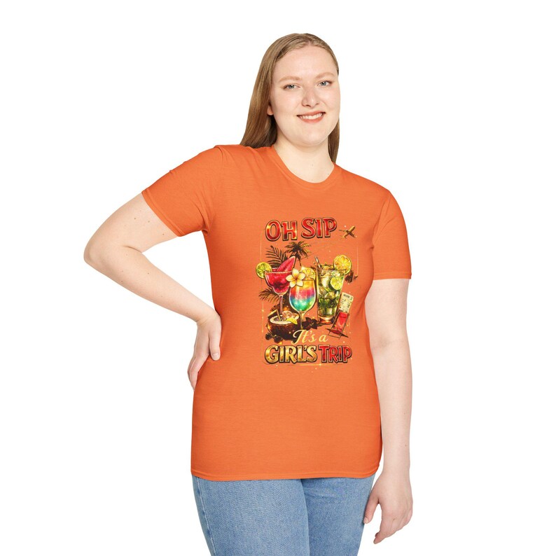 Mädchen Reise Tropisches Cocktail Shirt, Urlaubs Vibes T, Soft Life Bekleidung Bild 4