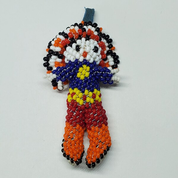 Vintage Zuni Seed Bead Doll