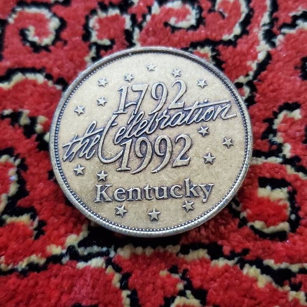 Kentucky Bicentennial 1792-1992 Bronze Commemorative Medal