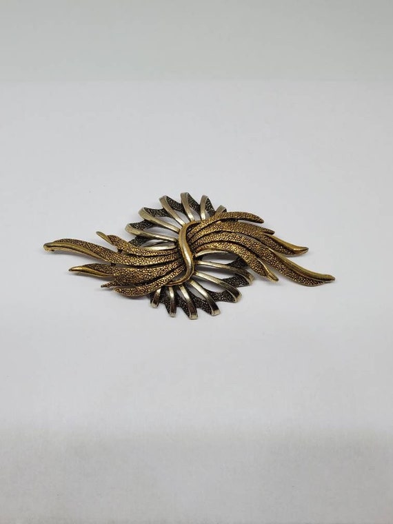 Arthur Pepper Gold Silver Bow Brooch