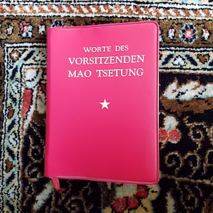 Worte Des Vorsitzenden Mao Tsetung German Chairman Mao Little Red Book 1972