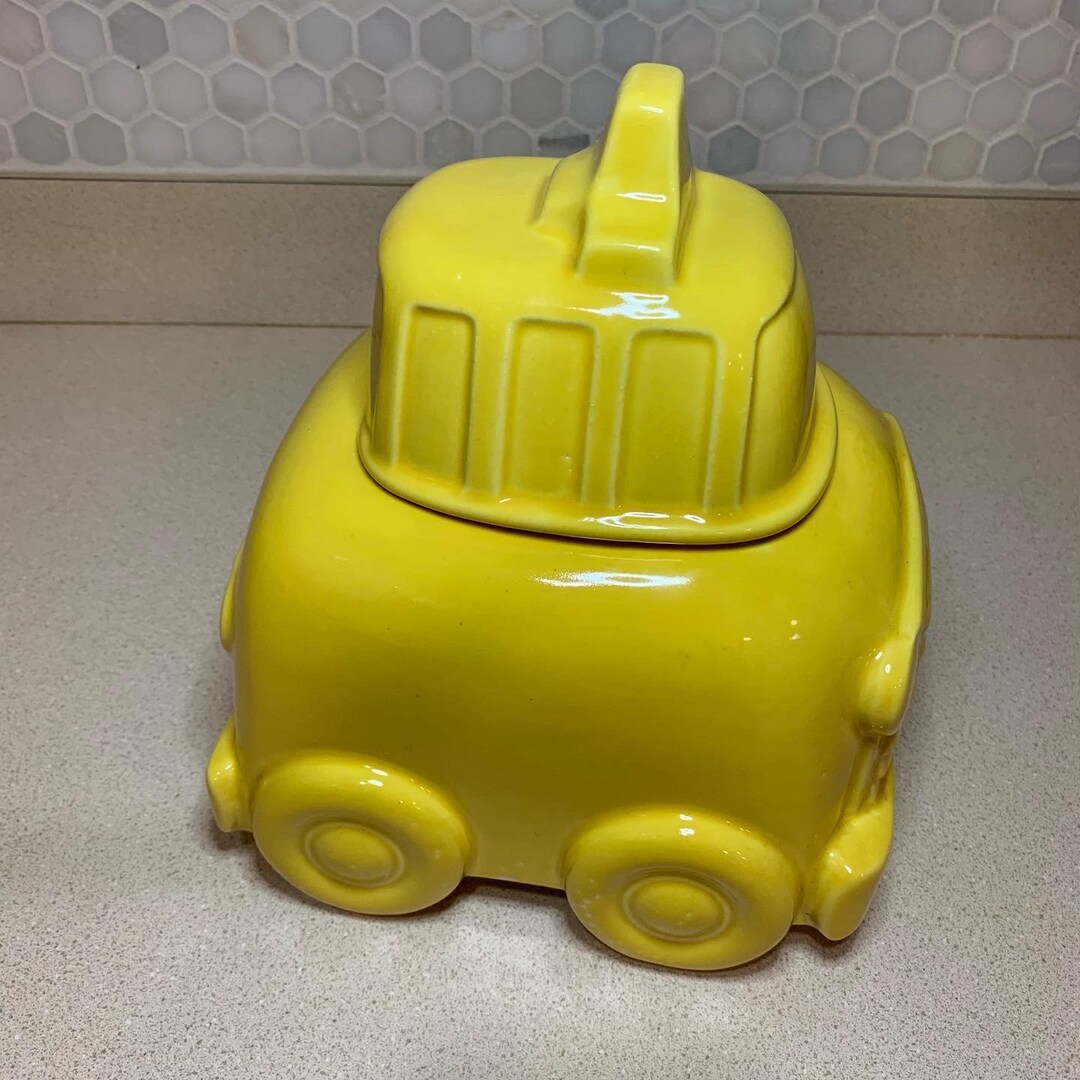 Mccoy School Bus / Taxi Cookie Jar Etsy
