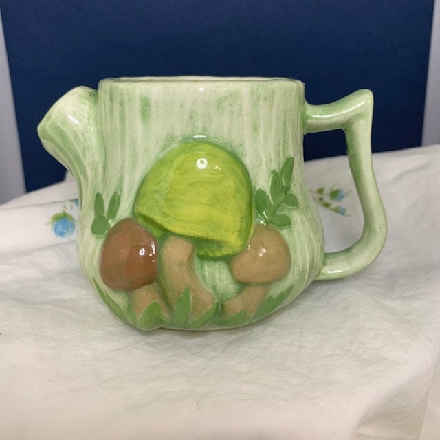 Vintage Arnel's Pottery Mushroom Creamer Pitcher or Vase from the