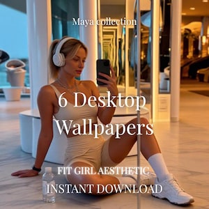 Luxury Penthouse AI Model Wallpapers | Fit Girl | Instant Download