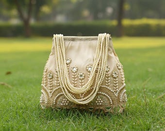 Damhandväska Potli-väska, Bröllopsväska Potli-väska, Bröllopsväska Potli-väska, Return Favor Potli-väska, Gift Potli-väska, Designer Potli-väska, Batwa Potli-väska,
