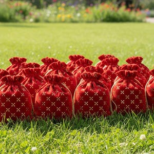 Torba ślubna dla kobiet Potli, Aksamitna torba Potli, Ręcznie robiona torba Potli, Prezent zwrotny Torba Potli, Woreczki na biżuterię etniczną, Torba ślubna Potli,