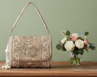 Velvet Silk Embroidery Potli Bag, Handmade Potli Bag, Wedding Potli Bag, Gifting Potli Bag, Traditional Potli Bag, Party Wear Potli Bag,