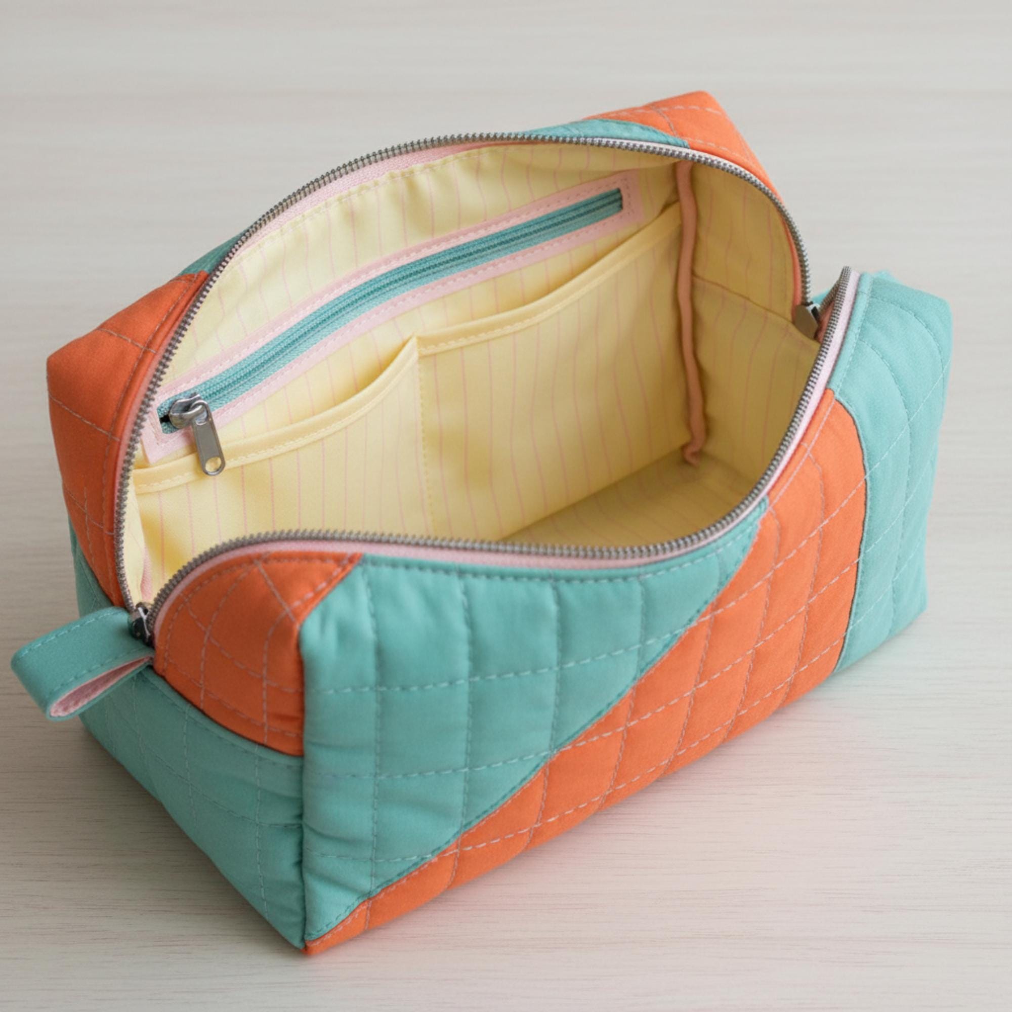 Makeup Bag Sewing Pattern | Cosmetic Pouch DIY Tutorial (digital ...