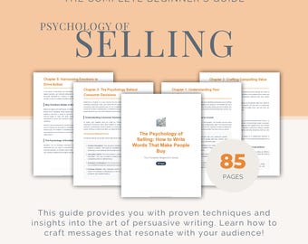 85-seitiger Copywriter-Leitfaden: Die Transformationspsychologie – Schreiben Sie Worte, die Konvertieren