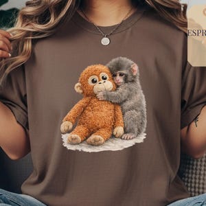 Comfort Colors Punch Monkey Shirt, Monkey Puppet Tee