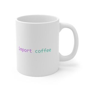 import coffee Mug | Python programmer humour image 3