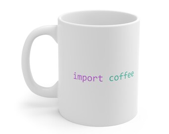 importuj kubek na kawę | humor programisty Pythona
