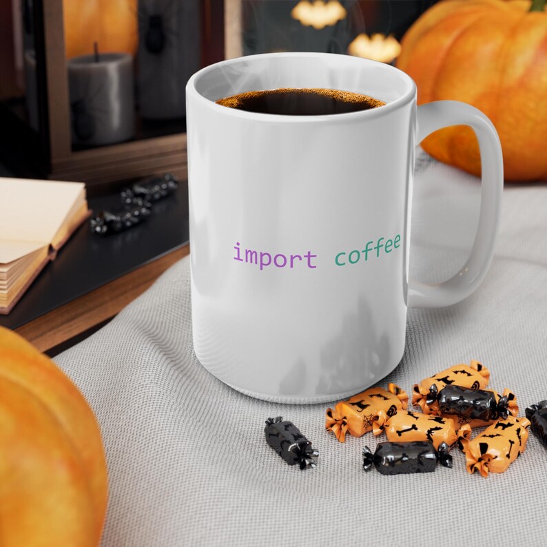import coffee Mug | Python programmer humour image 14