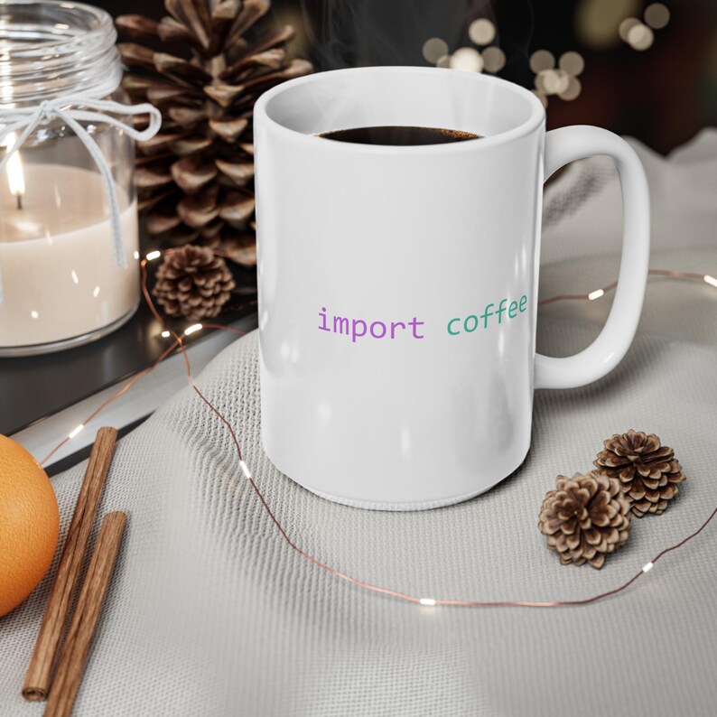 import coffee Mug | Python programmer humour image 11