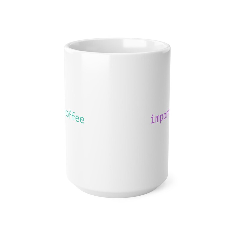 import coffee Mug | Python programmer humour image 8