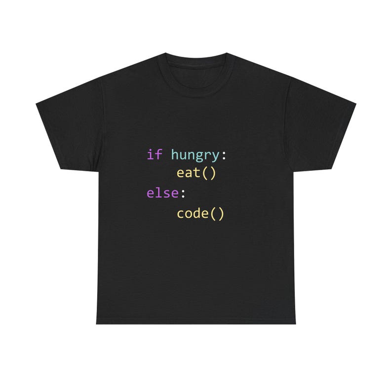 Coding Joke T-Shirt | Programmer Code Tee, Python Humour image 1