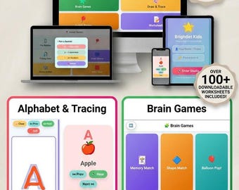 Brightlet Kids Studio : des jeux de réflexion et d'action amusants pour les petits élèves !