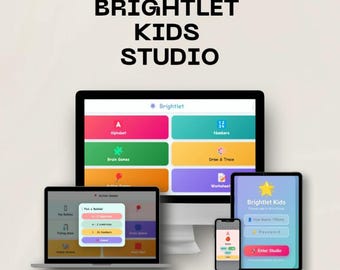 Application d'apprentissage Brightlet Kids | Enfants anglais | Jeux mathématiques phonétiques (activités numériques)