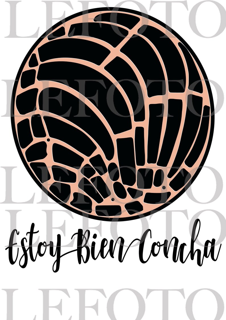 Download Pan Dulce Estoy bien concha SVG only for cutting machines ...