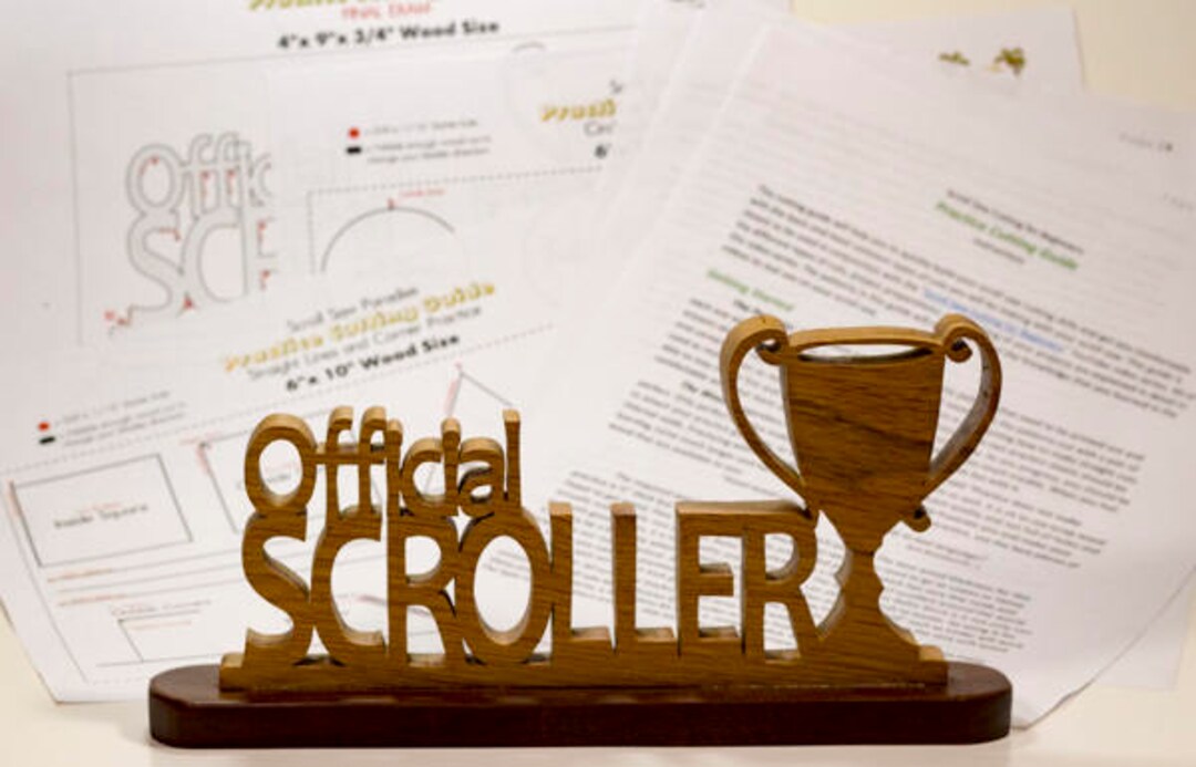 Scroll Saw Cutting for Beginners, Practice Patterns and Final Exam