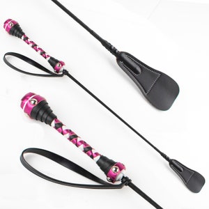 Riding Crop - 22.5&quot; - Standard or Custom Leather Handle