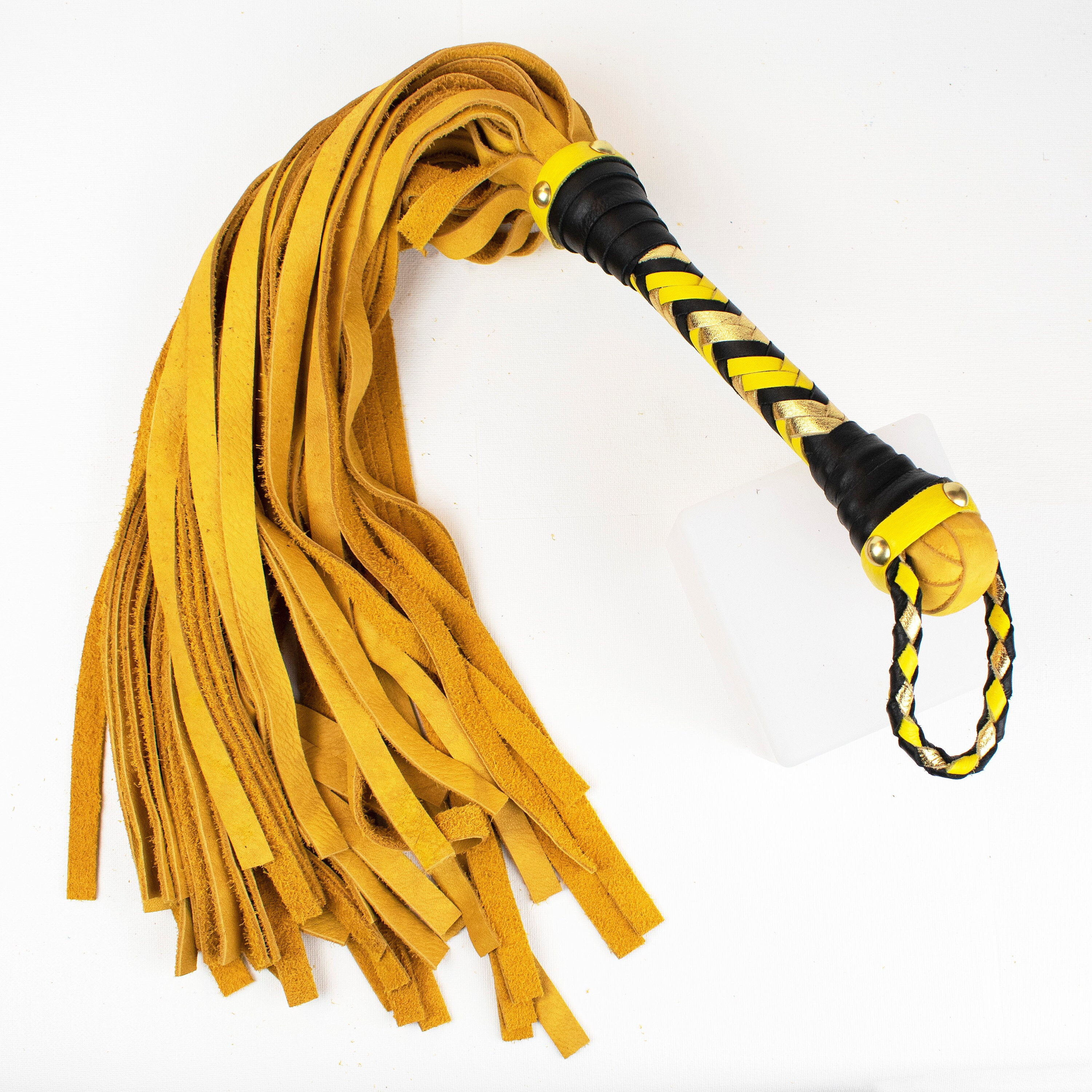 Elk Hide Flogger – Leather Flogger – Adult Kink Toy – Custom to Order