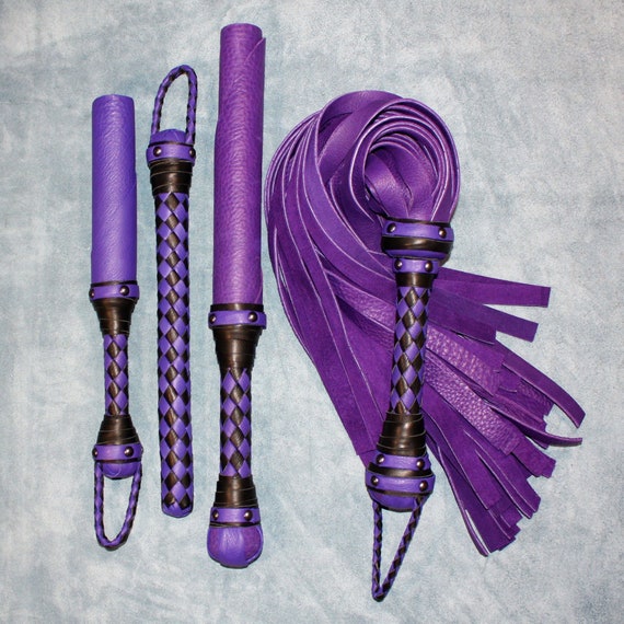 Matching Leather Impact Toy Kits BDSM Kit Adult Kink Toys Custom to Order 