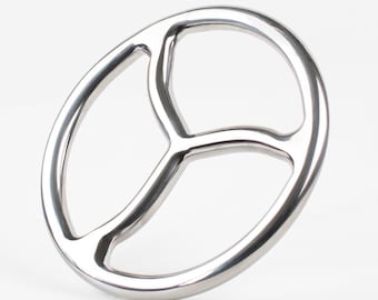 Classic Steel Suspension Ring - 6&quot;  - For Rope Bondage, Shibari, and Suspension