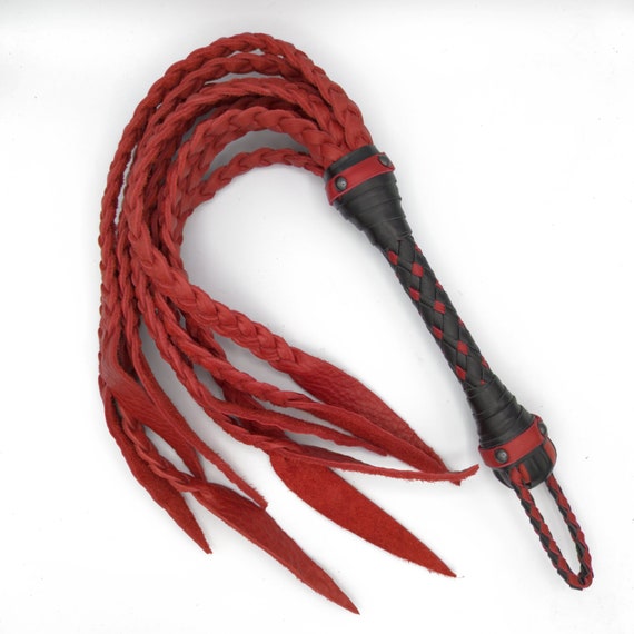 Flat Braided Cat-o-nine Style Flogger  Adult Kink Toy - Etsy