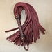 Bison Hide Flogger – Leather Flogger – Adult Kink Toy – Custom to Order
