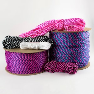 Custom Length MFP Bondage Rope 1/4" - 6mm - for Shibari or Suspension