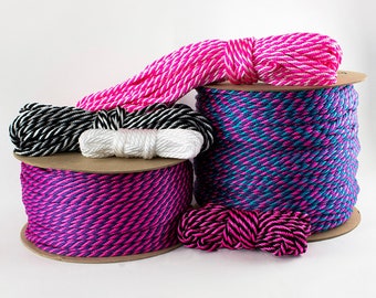 Corda per bondage MFP di lunghezza personalizzata – 1/4" – 6 mm – Per Shibari o sospensione