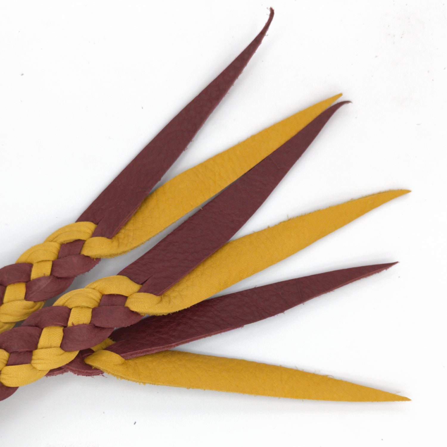Frusta Cat-O-Nine Tails In Vera Pelle Premium - 36 Pollici, Rossa E Nera Per Role Play - 2